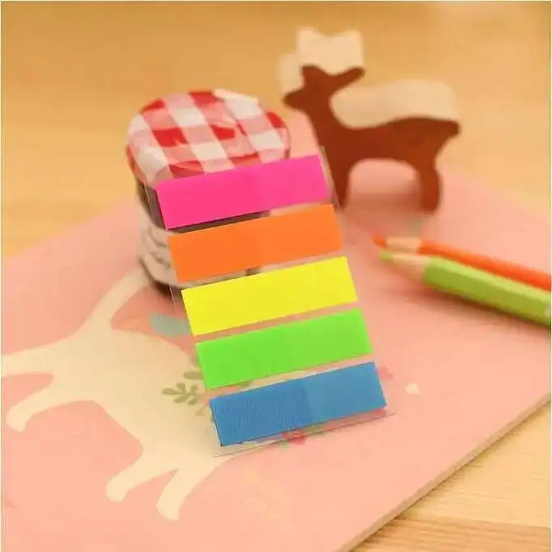 Cute Sticky Notes Adhesive Office School Supply Scratch Stationery Rainbow Memo Pad Index Notepad Sketchbook Planner