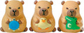 3 Pcs Cute Pencil Sharpener Cartoon Capybara Sharpener Small Manual Pencil Sharpener Kawaii PVC Sharpener Stationery School Office Supplies (Capybara)