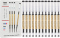 Japanese Gel Pens Stationery with Caps, 0.5Mm Fine Point (12 Black)