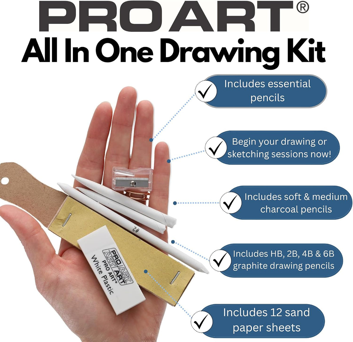 Pencils All in One Drawing Kit, Drawing Pencils, Sketch Pencils, Kit, Charcoal Pencils Set, Art Sketching, Pencil Set, Sketching For