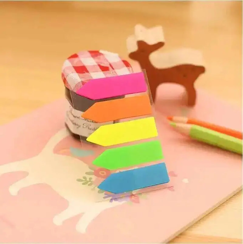 Cute Sticky Notes Adhesive Office School Supply Scratch Stationery Rainbow Memo Pad Index Notepad Sketchbook Planner