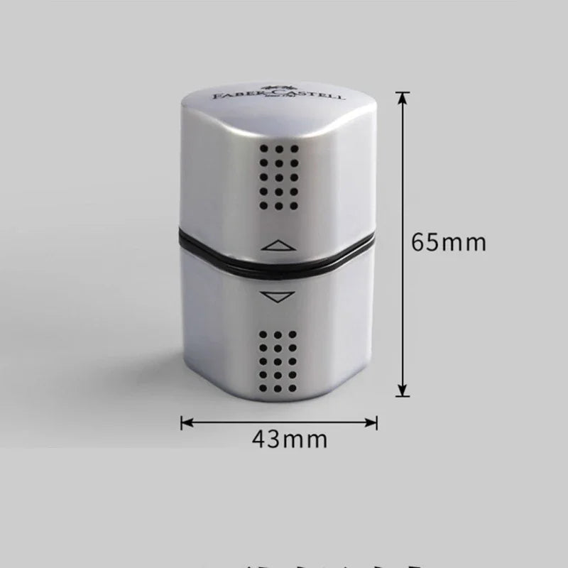 Faber-Castell Grip Trio 3-In-1 Artist Pencil Sharpener, Manual Handheld Sharpener for Colored Pencil, Jumbo and Graphite Pencils